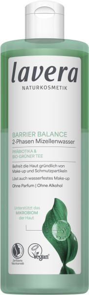Barrier Balance 2-Phasen Mizellenwasser 400 ml von lavera – Produktabbildung 1