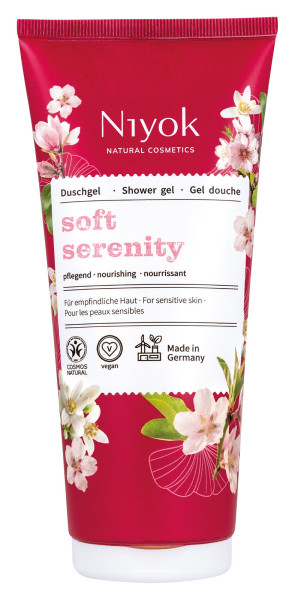 soft serenity Duschgel 200 ml von Niyok – Produktabbildung 1