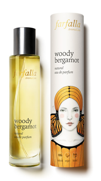 woody bergamot, natural eau de parfum, 50ml von farfalla – Produktabbildung 1
