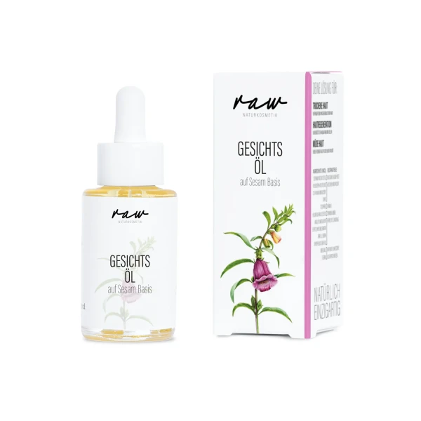 Gesichtsöl Sesam 30 ml raw NATURKOSMETIK