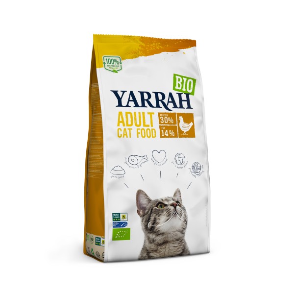 Yarrah Bio Katze Trockenfutter Huhn 10 kg