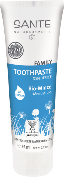 Sante FAMILY Toothpaste Bio-Minze mit Fluorid 75 ml