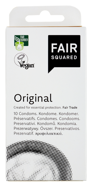 FAIR SQUARED Original Kondome 10 Stück - Fair und Vegan 10 Stück