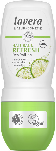 Deo Roll-on NATURAL & REFRESH 50 ml von lavera – Produktabbildung 1