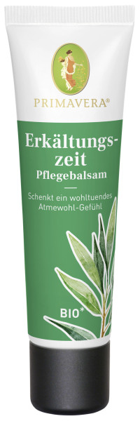 Erkältungszeit Pflegebalsam bio 30 ml von PRIMAVERA – Produktabbildung 1