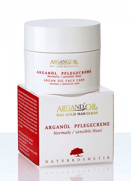 Argand´Or Arganöl Pflegecreme normale/sensible Haut - Wirkstoffkomplex aus original Arganöl, Macadam