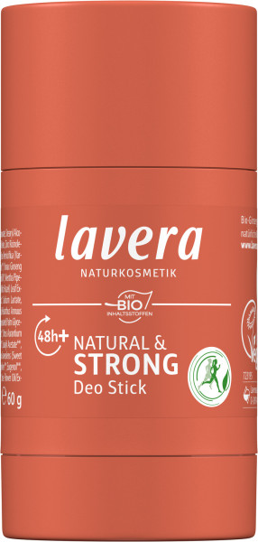 Deo Stick Natural & Strong, 60g 50 g von lavera – Produktabbildung 1