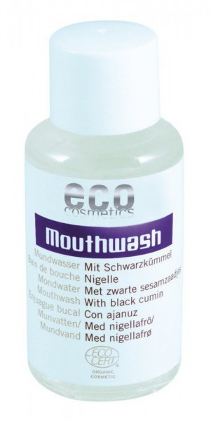 eco cosmetics Mundwasser mit Schwarzkümmel 50 ml