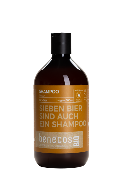 benecos BIO Shampoo Unisex BIO-Bier - SIEBEN BIER SIND AUCH EIN SHAMPOO 0,5 l