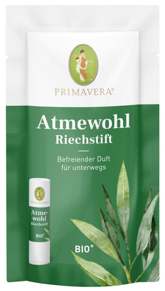 Atmewohl Riechstift bio 0,8 ml von PRIMAVERA – Produktabbildung 1