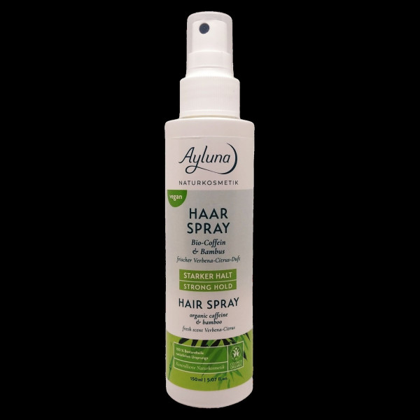 Haarspray Bio-Coffein & Bambus 150 ml von Ayluna – Produktabbildung 1