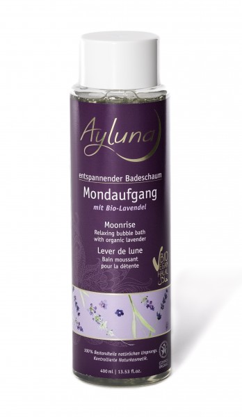 Ayluna entspannender Badeschaum Mondaufgang mit Bio-Lavendel 400 ml