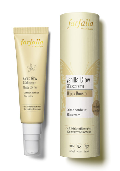 Vanilla Glow Glückscreme, Happy Booster, 30ml von farfalla – Produktabbildung 1