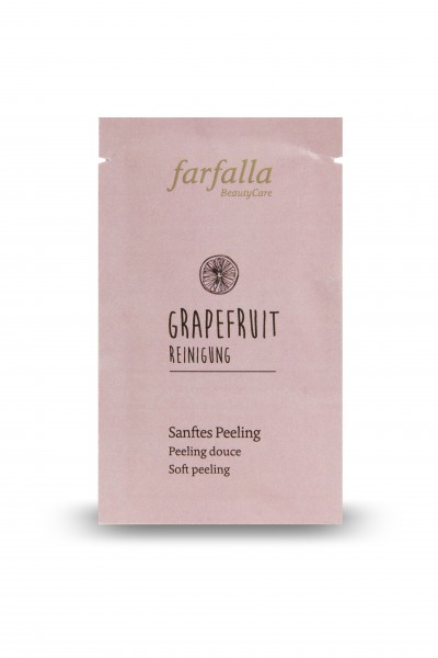farfalla Grapefruit Reinigung, Sanftes Peeling, 7ml 1 ml