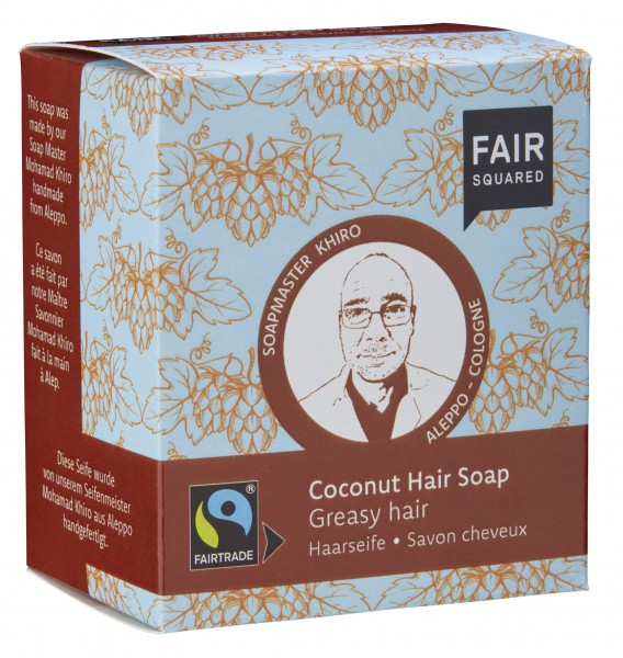 FAIR SQUARED Hair Soap Coconut - Greasy Hair 160 g
