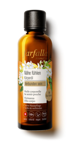 Nähe fühlen Körperöl Verbunden sein, 75ml von farfalla – Produktabbildung 1