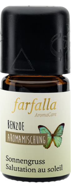 farfalla Aroma-Yoga, Benzoe, Sonnengruss Aromamischung, 5ml 5 ml