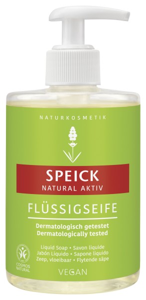 Speick Natural Aktiv Flüssigseife, Seifenspender 300 ml